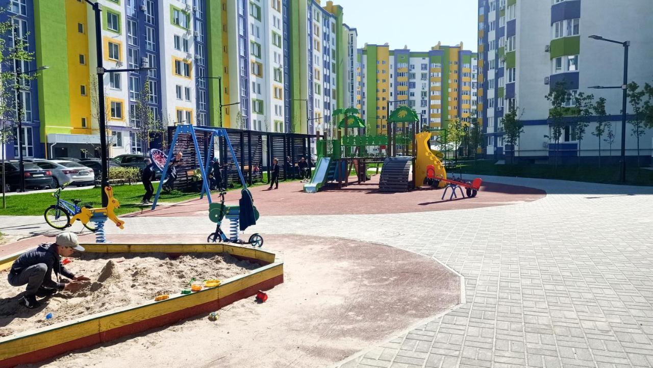 קייב 0157 Сучасні Нові Апартаменти Жк Щасливий מראה חיצוני תמונה